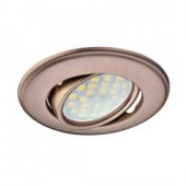 Ecola Dh03 Mr16 Gu5.3 Светильник Встраиваемый Поворотный Выпукл. Сатин-Хром 25X88 Fn1601Efs (арт. 502044)
