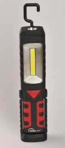 Фонарь автомобильный Облик 1015, 1 LED 3W + 3 LED СOB(200lm), 3xR03, черный/красный, пластик/резина, ударопрочный, магнит, крючок (арт. 600071)