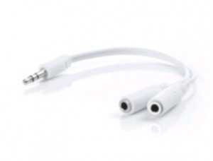 Кабель Olto AC-150 Jack3.5 - 2 х Jack3.5, разветвитель для наушников, 1 м, белый (арт. 599472) купить в интернет-магазине ТОО Снабжающая компания от 1 176 T, а также и другие Аналоговые (Rca, Scart, Jack) на сайте dulat.kz оптом и в розницу