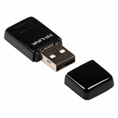 Адаптер WI-FI TP-LINK TL-WN823N, USB 2.0, 802.11n, 300 Мбит/с, компактный (арт. 511198)