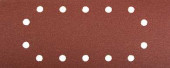 Лист шлифовальный ЗУБР "МАСТЕР", 14 отверстий, для ПШМ на зажимах, Р180, 115х280мм, 5шт (арт. 35594-180)