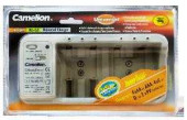 Зарядное устройство Camelion R03/R6/R14/R20x1/4, 9Вx2, 360мА, таймер/отключение, функция разряда, BC-0906SM (арт. 148606)