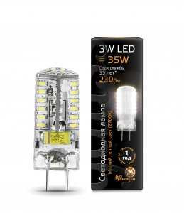 Лампа светодиодная Gauss Gy6.35 220V 3W(250Lm) 2700 15,5X41 Силикон Ss107719103 (арт. 483496) купить в интернет-магазине ТОО Снабжающая компания от 6 909 T, а также и другие Светодиодные лампы на сайте dulat.kz оптом и в розницу