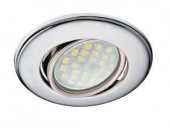 Ecola Dh03 Mr16 Gu5.3 Светильник Встраиваемый Поворотный Выпукл. Хром 25X88 Fc1601Efs (арт. 502045)