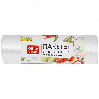 Пакет фасовочный OfficeClean ПНД, 25*32см, 6мкм, рулон 100шт. (арт. 268814) купить в интернет-магазине ТОО Снабжающая компания от 490 T, а также и другие Пакеты фасовочные на сайте dulat.kz оптом и в розницу