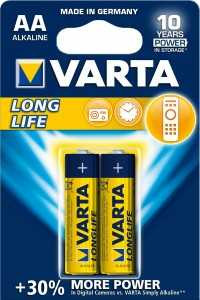 Батарейка Varta 4106.101.412 Longlife Extra Lr6/316 Bl2 (арт. 62014) купить в интернет-магазине ТОО Снабжающая компания от 588 T, а также и другие R6/AA 316 батарейки (пальчиковые) на сайте dulat.kz оптом и в розницу