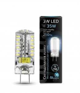 Лампа светодиодная Gauss Gy6.35 220V 3W(250Lm) 4200 15,5X41 Силикон Ss107719203 (арт. 483498) купить в интернет-магазине ТОО Снабжающая компания от 6 909 T, а также и другие Светодиодные лампы на сайте dulat.kz оптом и в розницу