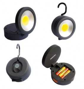 Фонарь автомобильный Облик 1021 1 LED COB 3W (200lm), универсальный, крюк, магнит, регулировка наклона, питание 3хAAA, пластик, черный (арт. 648549) купить в интернет-магазине ТОО Снабжающая компания от 3 822 T, а также и другие Автомобильные и велосипедные фонари на сайте dulat.kz оптом и в розницу