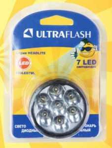 Ultraflash Фонарь Налобный 909Led7Bl (3Xr6) 7Светодиод., Черный/Пластик, Отражат., Bl (арт. 554260) купить в интернет-магазине ТОО Снабжающая компания от 1 764 T, а также и другие Налобные фонари на сайте dulat.kz оптом и в розницу