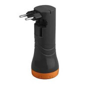 Трофи Фонарь Ta4 (Акк. 4V 500Mah) 4Светодиод. Черн./Пластик, 2 Режима, Вилка 220V (арт. 410089)