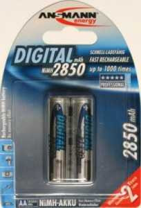 Аккумулятор Ansmann Digital/R6 2850мАч Ni-MH, BL2, 5035082 (арт. 57612)