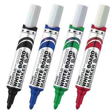 Набор для магнитно-маркерной доски PENTEL "Maxiflo" (магнитный стиратель, 4 маркера), MWL5S-4N (арт. 151260) купить в интернет-магазине ТОО Снабжающая компания от 11 270 T, а также и другие Наборы для магнитно-маркерных досок на сайте dulat.kz оптом и в розницу