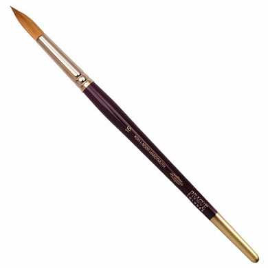 Кисть художественная KOH-I-NOOR колонок, круглая, №16, короткая ручка, блистер, 9935016010BL (арт. 200408)