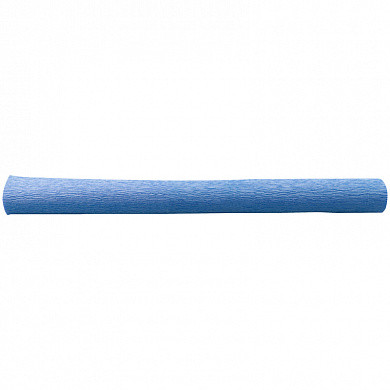 Бумага крепированная флористическая Werola, 50*250см, 128г/м2, растяж. 250%, синяя, в рулоне (арт. 170524)