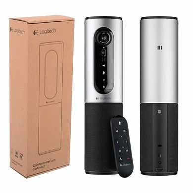Веб-камера LOGITECH ConferenceCam Connect Silver, 10 Мпикс., USB 3.0/2.0, микрофон, автофокус, 960-001038 (арт. 353548) купить в интернет-магазине ТОО Снабжающая компания от 794 339 T, а также и другие Веб камеры на сайте dulat.kz оптом и в розницу