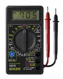 Мультиметр цифровой Фаза M838 (арт. 581740) купить в интернет-магазине ТОО Снабжающая компания от 7 301 T, а также и другие Мультиметры, детекторы, измерители на сайте dulat.kz оптом и в розницу