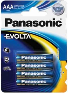 Батарейка Panasonic Evolta Lr03/286 Bl4 (арт. 451976)