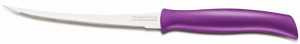 Нож для томатов Tramontina Athus, ручка пластик, лезвие 12.5см, фиолетовый, 23088/995-TR (арт. 585257)