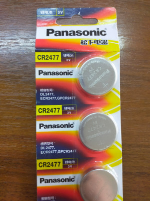Батарейка Panasonic CR2477, DL2477, GPCR2477, 3V