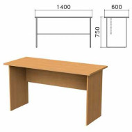Стол письменный "Монолит", 1400х600х750 мм, цвет бук бавария, СМ22.1 (арт. 640080)