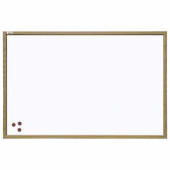 Доска магнитно-маркерная 45x60 см, коричневая рамка из МДФ, OFFICE, "2х3", TS456 (арт. 236494)