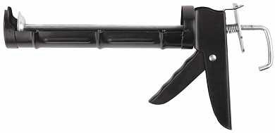Пистолет для герметика ЗУБР "МАСТЕР" 06621, полукорпусной, гладкий шток, 310мл (арт. 06621)