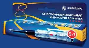 Отвертка Индикаторная Safeline Многофункциональная (арт. 69845) купить в интернет-магазине ТОО Снабжающая компания от 2 499 T, а также и другие Мультиметры, детекторы, измерители на сайте dulat.kz оптом и в розницу