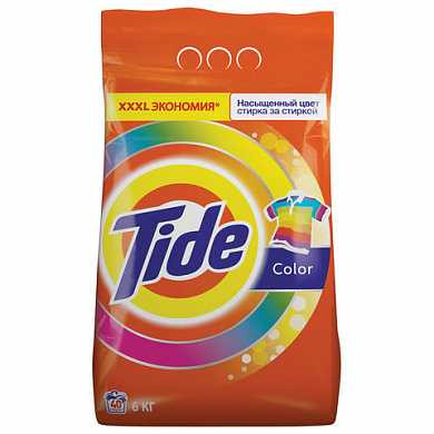 Стиральный порошок-автомат 6 кг, TIDE Color (Тайд Колор) (арт. 602410) купить в интернет-магазине ТОО Снабжающая компания от 11 368 T, а также и другие Стиральные порошки на сайте dulat.kz оптом и в розницу