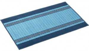 Коврик интерьерный Vortex "Madrid", 50х80см, синий, подложка латекс, 22447 (арт. 599415)