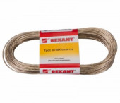Трос стальной в ПВХ изоляции d=2.0 мм, моток 20 метров REXANT, 09-5120 (арт. 611747)
