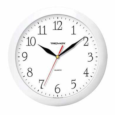 Часы настенные TROYKA 11110113, круг, белые, белая рамка, 29х29х3,5 см (арт. 452247) купить в интернет-магазине ТОО Снабжающая компания от 7 350 T, а также и другие Часы офисные на сайте dulat.kz оптом и в розницу