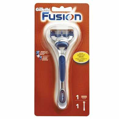 Бритва GILLETTE (Жиллет) "Fusion", с 1 сменной кассетой, для мужчин (арт. 602782) купить в интернет-магазине ТОО Снабжающая компания от 7 742 T, а также и другие Бритвенные станки на сайте dulat.kz оптом и в розницу