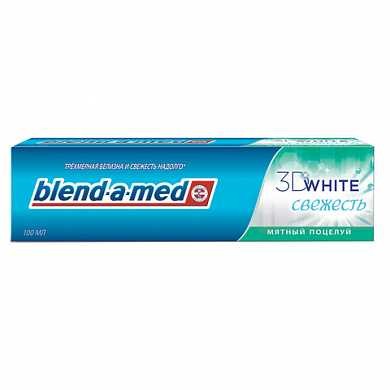 Зубная паста, 100 мл, BLEND-A-MED (Бленд-а-Мед) 3D White "Мятный Поцелуй" (арт. 603175)