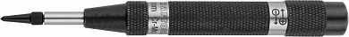 Кернер KRAFTOOL "PRO" автоматический,высокоточный,сменные наконечники из Cr-Mo,твердость 59HRC,длина 125мм,2мм (арт. 21425-12)