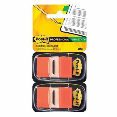 Закладки клейкие POST-IT Professional, пластиковые, 25 мм, 100 шт., красные, 680-RD2 (арт. 127568) купить в интернет-магазине ТОО Снабжающая компания от 2 891 T, а также и другие Закладки самоклеящиеся на сайте dulat.kz оптом и в розницу