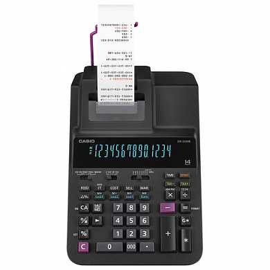 Калькулятор CASIO печатающий DR-320RE, 14 разрядов, 307х255 мм, питание от адаптера 250402, черный, DR-320RE-E-EC (арт. 250450) купить в интернет-магазине ТОО Снабжающая компания от 106 918 T, а также и другие Калькуляторы печатающие на сайте dulat.kz оптом и в розницу