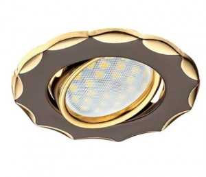 Ecola Dh07 Mr16 Gu5.3 Светильник Встраиваемый Поворотный Звезда Черный Хром/Золото 25X88 Fg1602Efs (арт. 508783) купить в интернет-магазине ТОО Снабжающая компания от 1 323 T, а также и другие Встраиваемые светильники на сайте dulat.kz оптом и в розницу