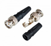 Штекер BNC RG6 без пайки (под винт) с колпачком Rexant 05-3071-4 (арт. 571747)