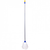Швабра OfficeClean Professional, ручка 120см, насадка МОП микрофибра, ворс 24см, 130г (арт. 266778)