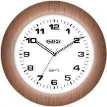 Часы настенные Energy Ec-13, 30х3.8см, круглые, плавный ход секундной стрелки, пластик, питание ААх1 (нет в комплекте), 9313 (арт. 402909)