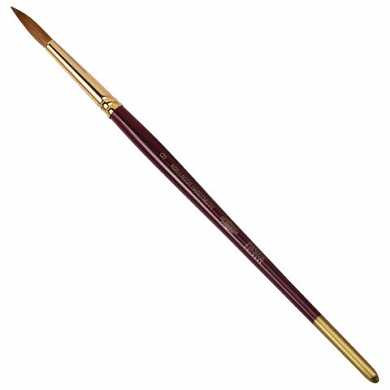 Кисть художественная KOH-I-NOOR колонок, круглая, №9, короткая ручка, блистер, 9935009010BL (арт. 200398)
