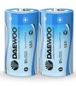 Батарейка Daewoo R20/373 2S (арт. 12368) купить в интернет-магазине ТОО Снабжающая компания от 637 T, а также и другие R20/D 373 батарейки на сайте dulat.kz оптом и в розницу