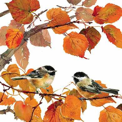 Салфетки Autumn birds бумажные 20 шт. (арт. 3331347)