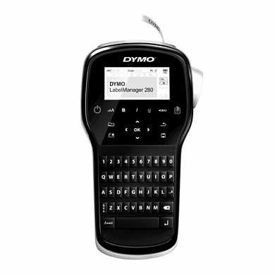 Принтер этикеток DYMO Label Manager 280, ленточный, картридж D1, ширина ленты 6-12 мм, S0968990 (арт. 290706) купить в интернет-магазине ТОО Снабжающая компания от 155 155 T, а также и другие Принтеры печати этикеток на сайте dulat.kz оптом и в розницу