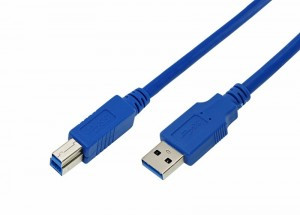 Шнур штекер USB A 3.0- штекер USB B 3.0 0,75м REXANT цена за шт (10), 18-1602 (арт. 612463)