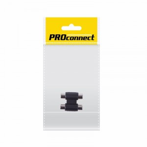 Переходник 2 гн. RCA - 2 гн. RCA "бинокль" PROCONNECT (ПАКЕТ БОБ) 1шт, 14-0433-7 (арт. 610718) купить в интернет-магазине ТОО Снабжающая компания от 343 T, а также и другие Телефонные штекера, розетки, переходники на сайте dulat.kz оптом и в розницу
