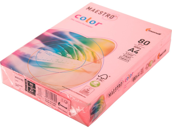 БУМАГА ОФИСНАЯ ЦВЕТНАЯ - А4 500Л. 80ГР. НЕОН.РОЗ. "MAESTRO NEON COLOR" купить в интернет-магазине ТОО Снабжающая компания от 8 365 T, а также и другие Канцелярские принадлежности на сайте dulat.kz оптом и в розницу