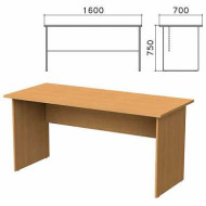 Стол письменный "Монолит", 1600х700х750 мм, цвет бук бавария, СМ3.1 (арт. 640092)