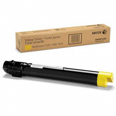 Тонер-картридж XEROX (006R01400) WC 7425/7428/7435, желтый, оригинальный, ресурс 15000 стр. (арт. 320557)