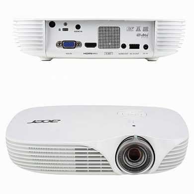Проектор ACER K138STi, DLP, 1280x800, 16:10, 800 лм, 100000:1, LED, короткофокусный, 1 кг, MR.JMQ11.001 (арт. 353867) купить в интернет-магазине ТОО Снабжающая компания от 914 389 T, а также и другие Проекторы мультимедийные на сайте dulat.kz оптом и в розницу